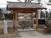 神社、手水舎外観