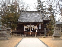 神社、拝殿外観