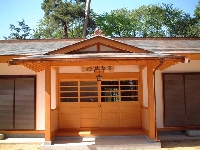 神社、社務所入口